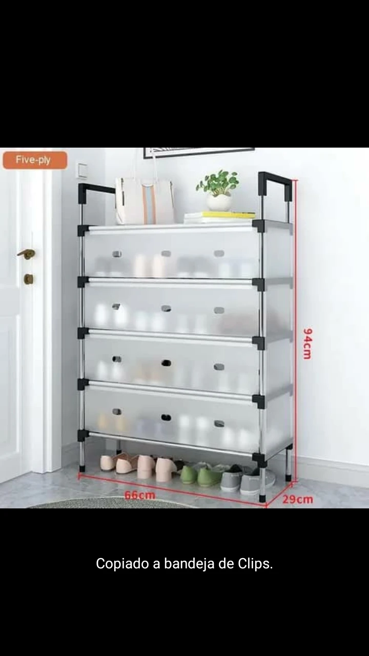 Zapatera con plástico's foto | Ixi'Shop |  BizneCubano